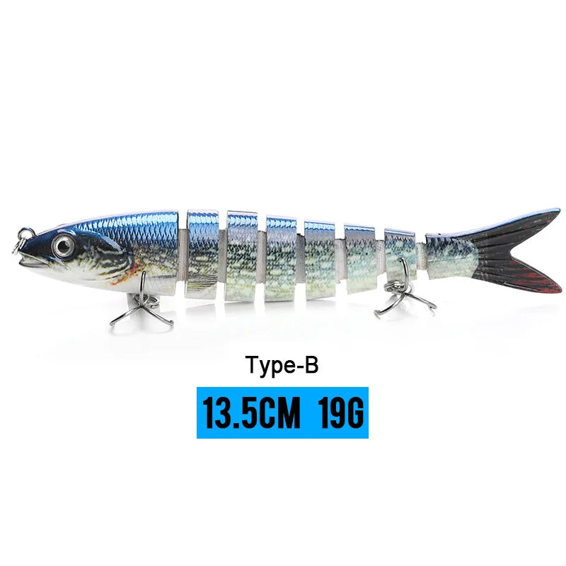 Eight-Segment Fishing Lure
