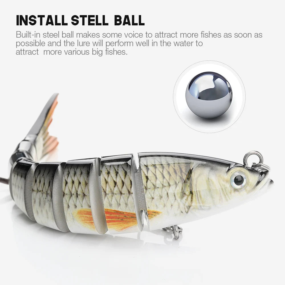 Eight-Segment Fishing Lure