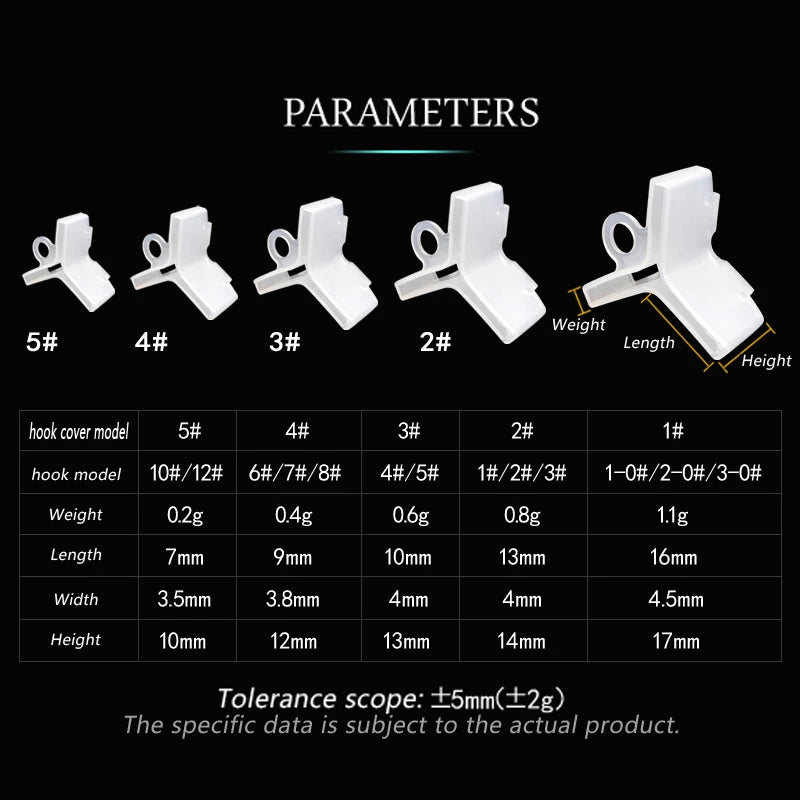 Fishing Hook Sleeve 50pcs
