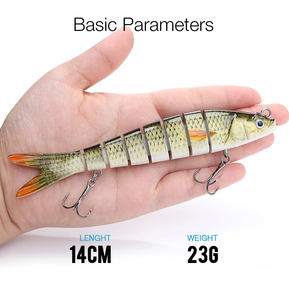 Eight-Segment Fishing Lure