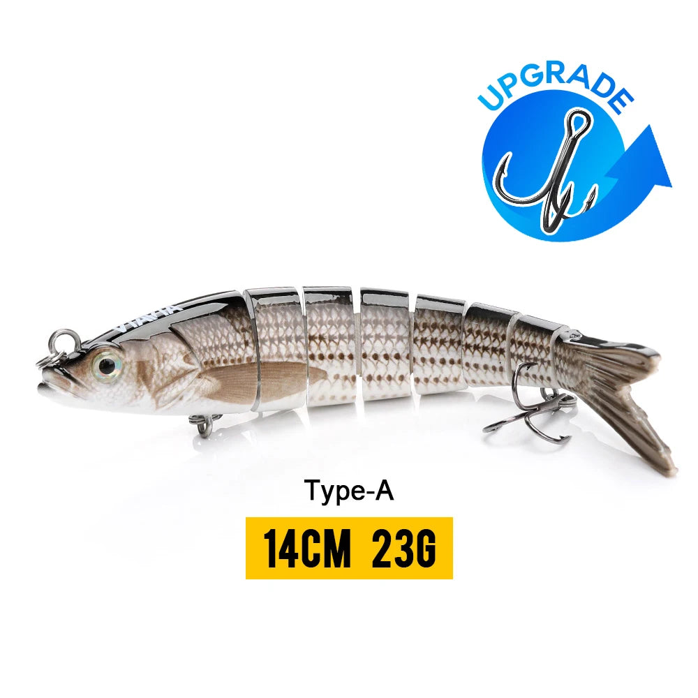 Eight-Segment Fishing Lure