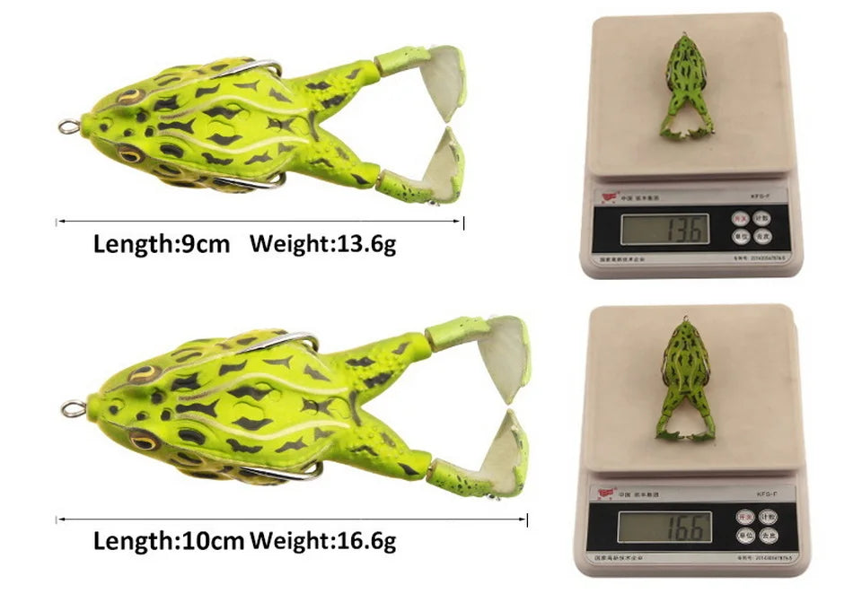 Rotating Frog Fishing Lure