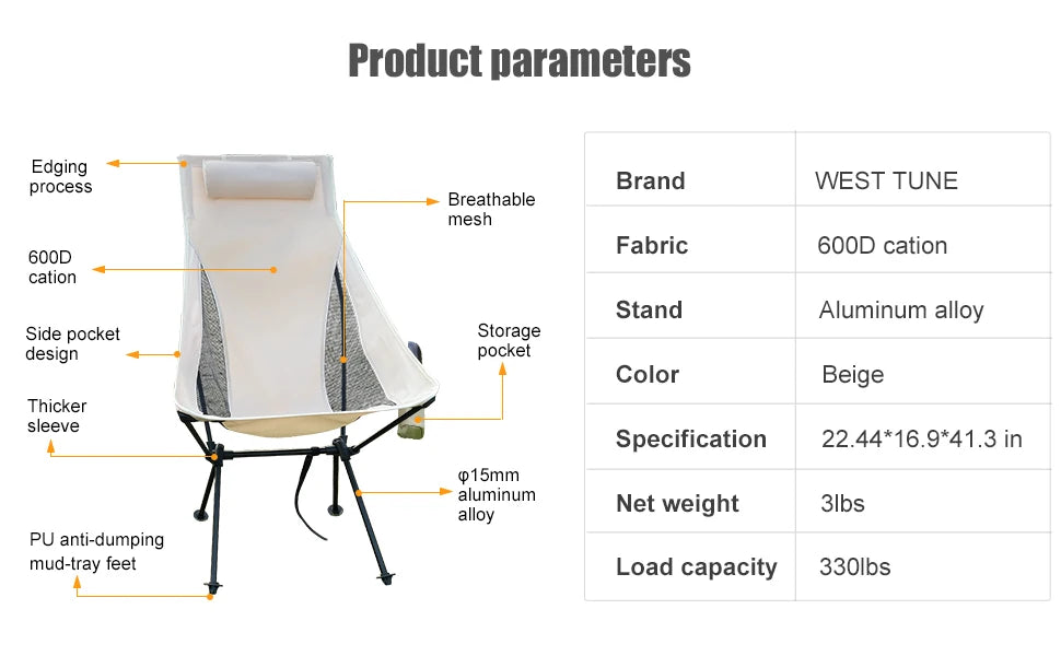 Lightweight Camping Chair