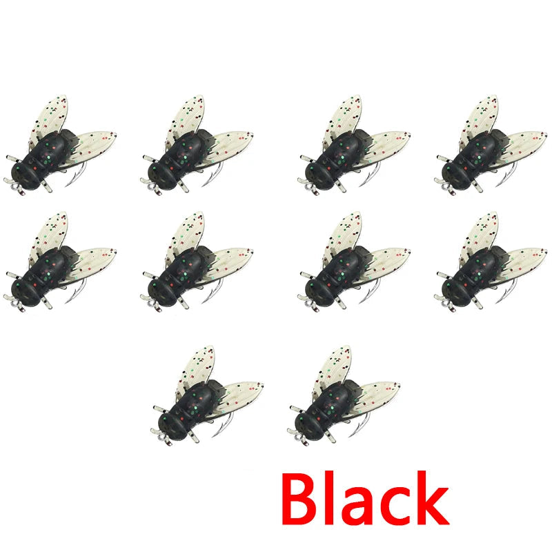 Rubber Fly Fishing Lure Set