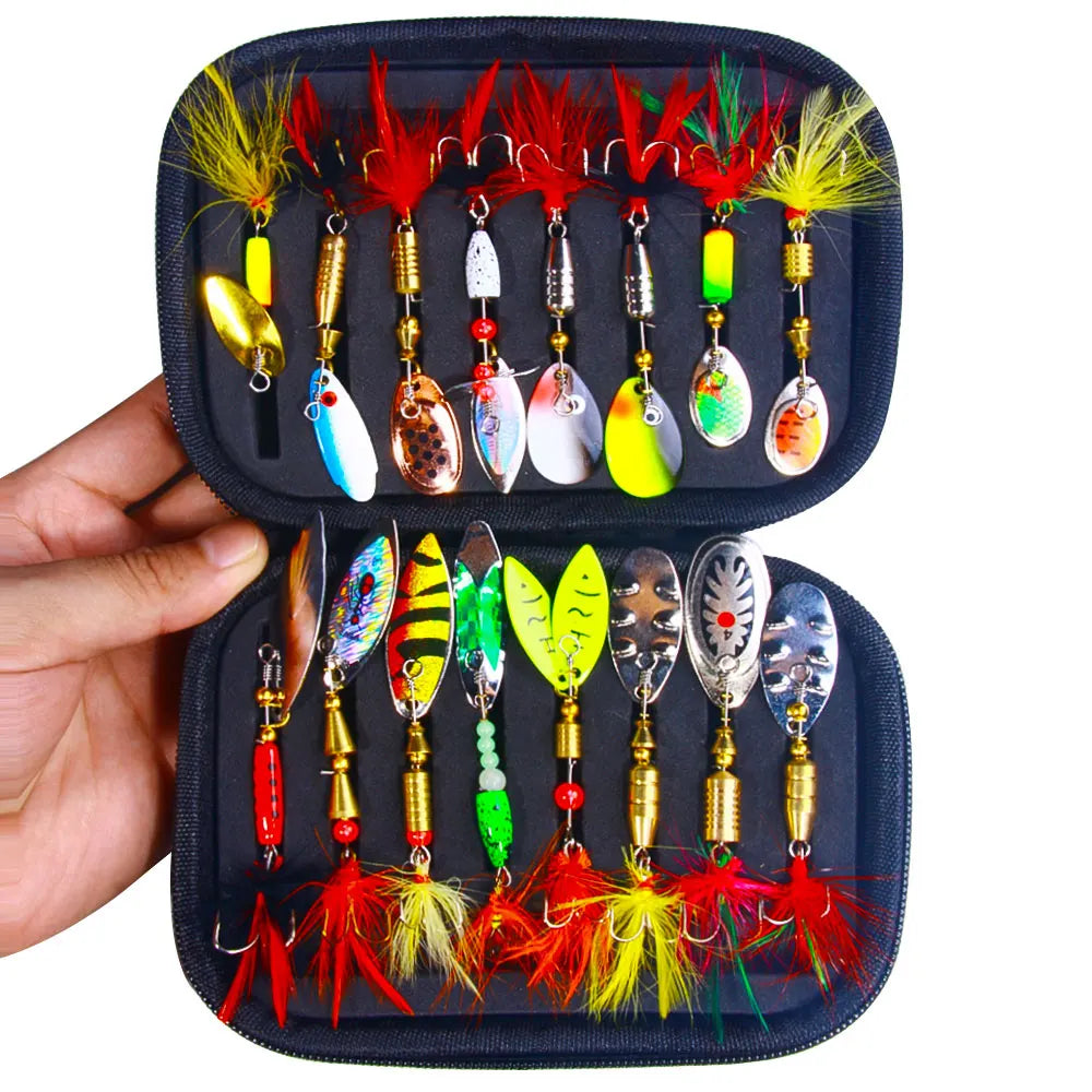 Feather Fishing Lure 16pcs