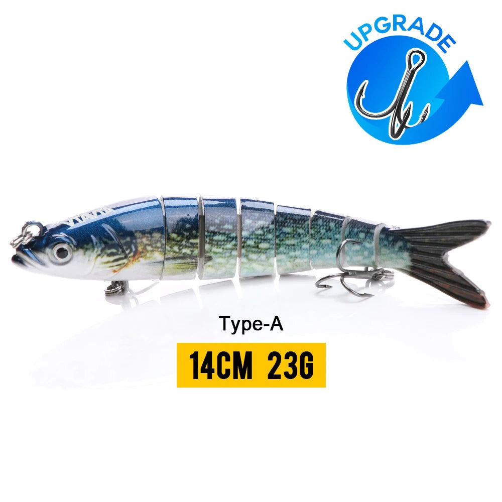 Eight-Segment Fishing Lure