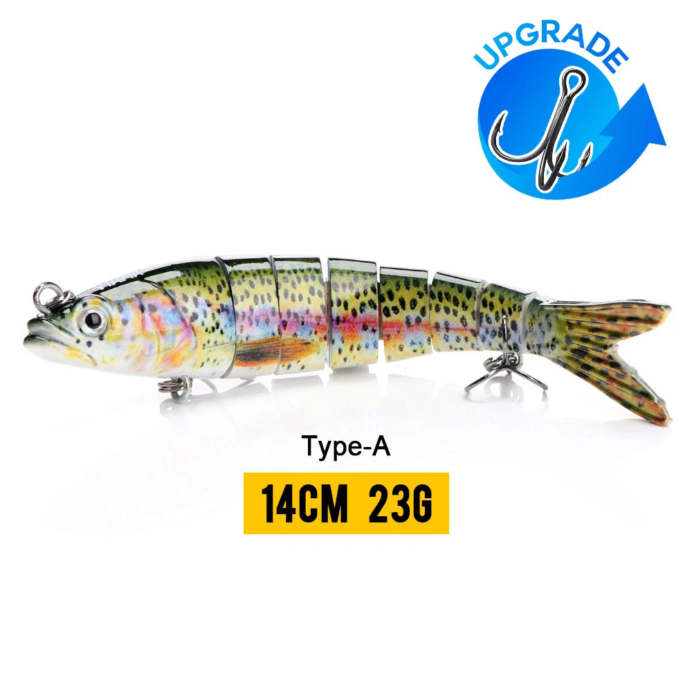 Eight-Segment Fishing Lure