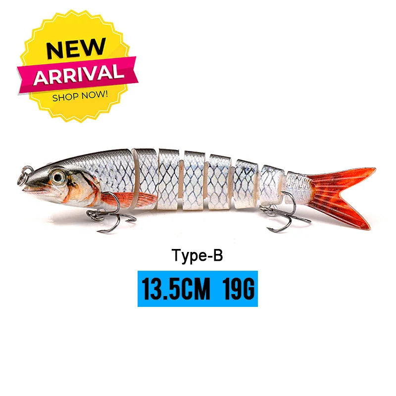 Eight-Segment Fishing Lure