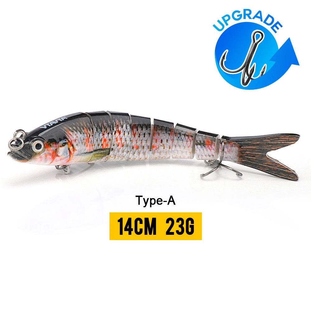 Eight-Segment Fishing Lure