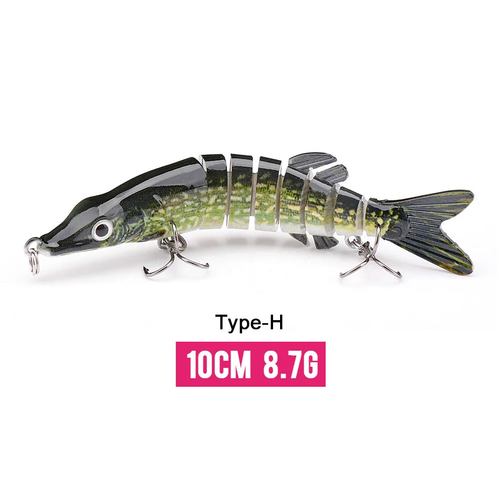 Eight-Segment Fishing Lure