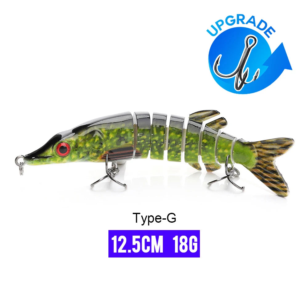 Eight-Segment Fishing Lure