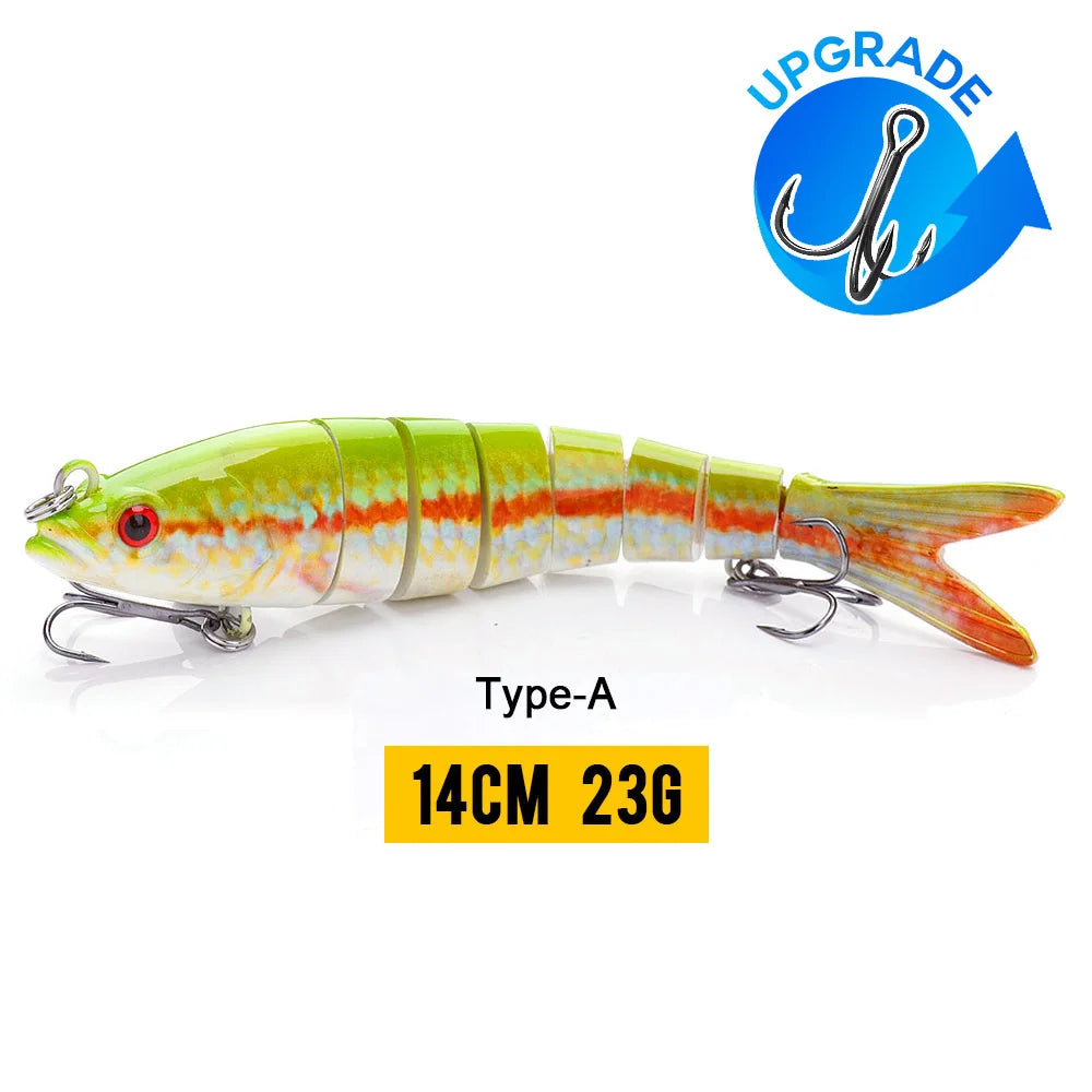 Eight-Segment Fishing Lure