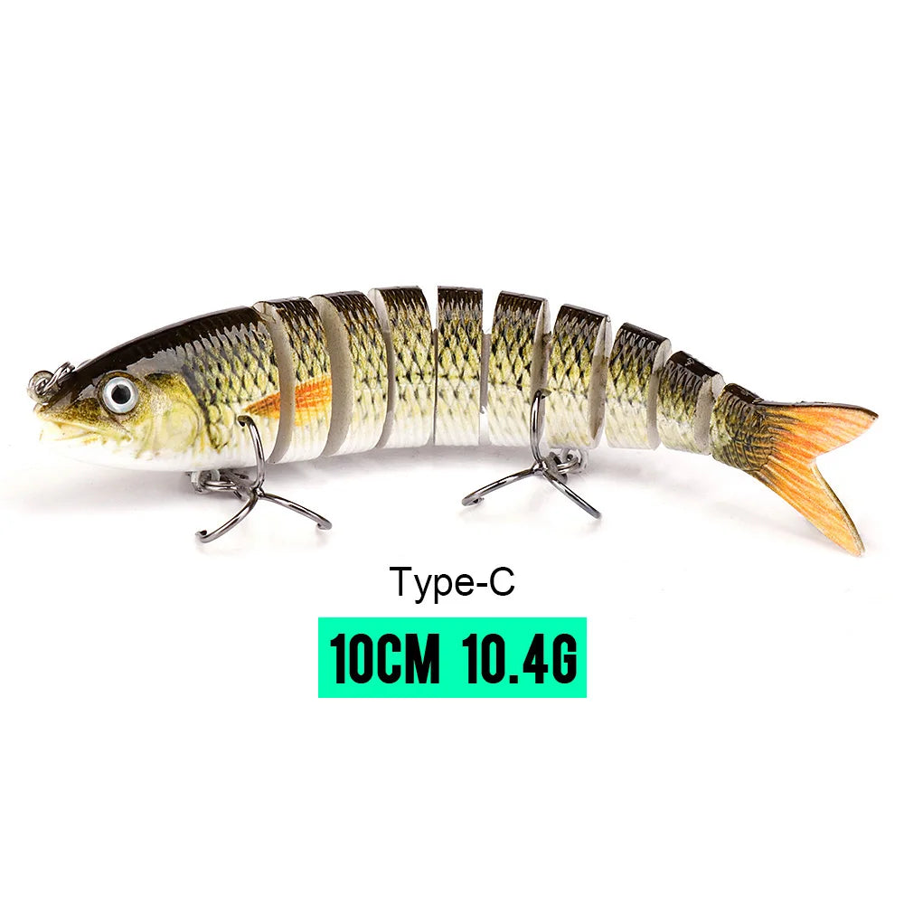 Eight-Segment Fishing Lure