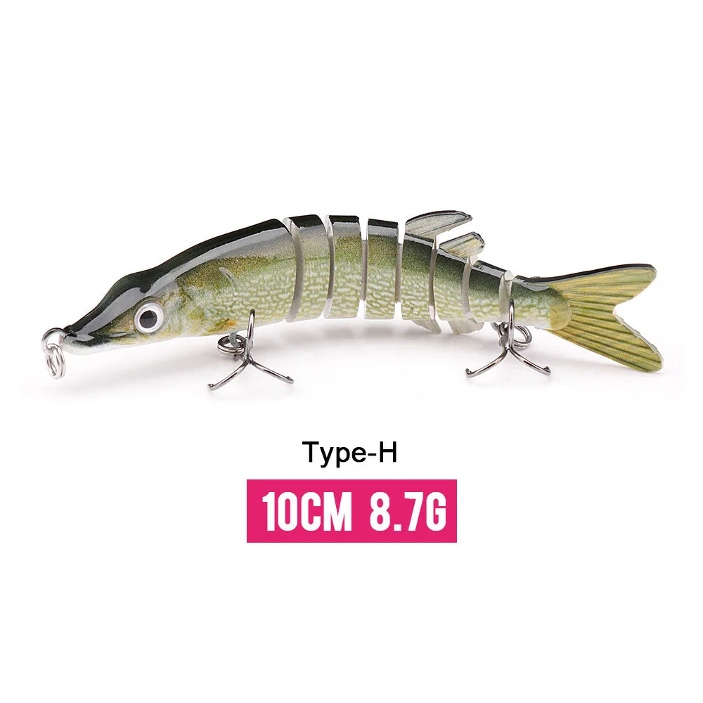 Eight-Segment Fishing Lure