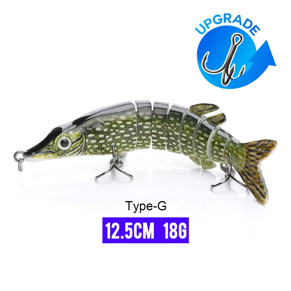 Eight-Segment Fishing Lure