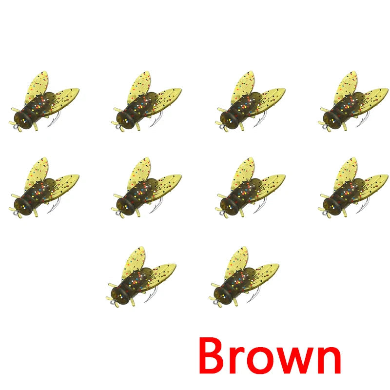 Rubber Fly Fishing Lure Set
