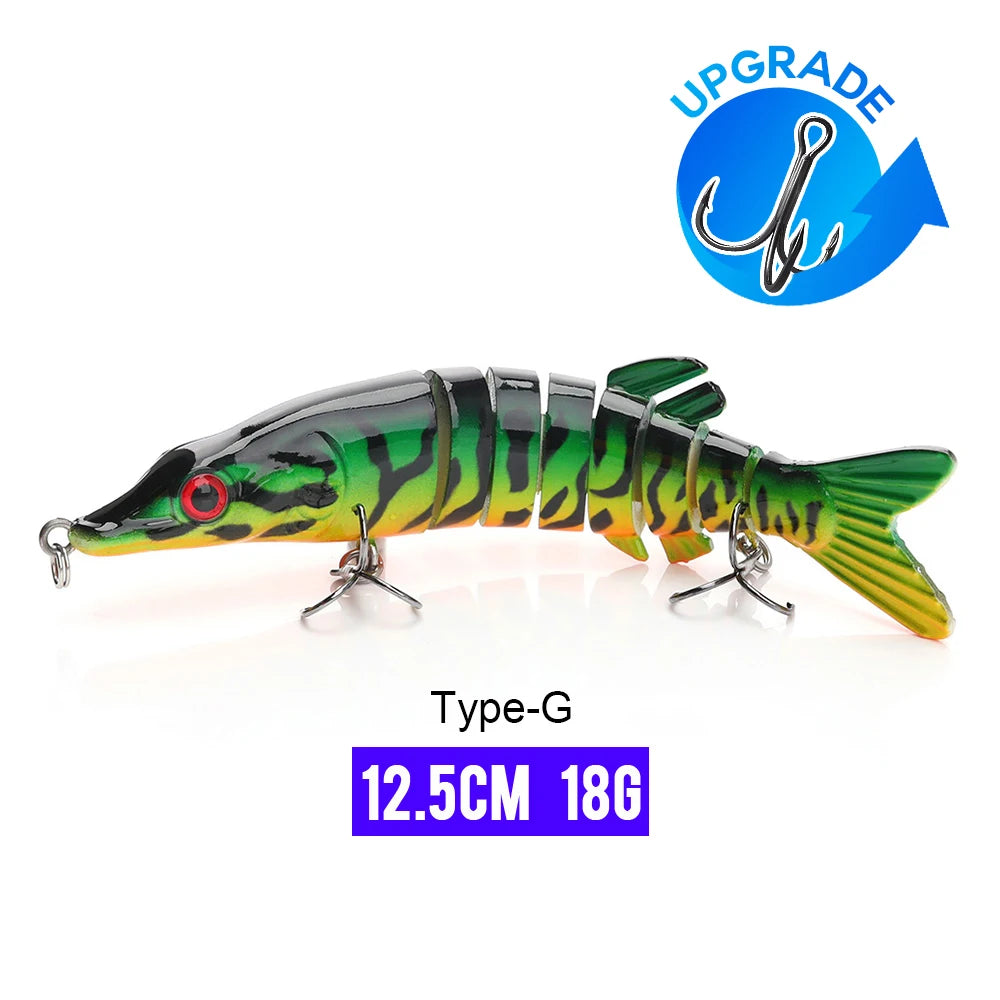 Eight-Segment Fishing Lure