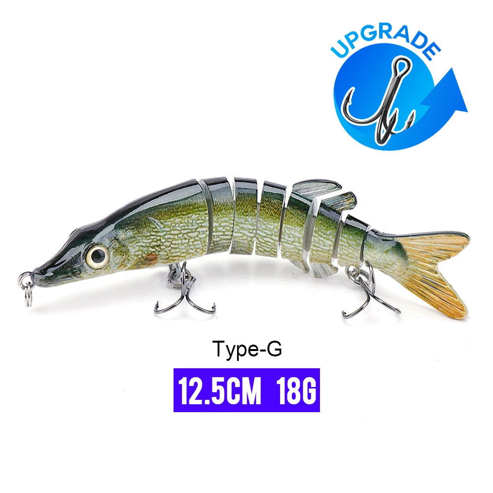 Eight-Segment Fishing Lure