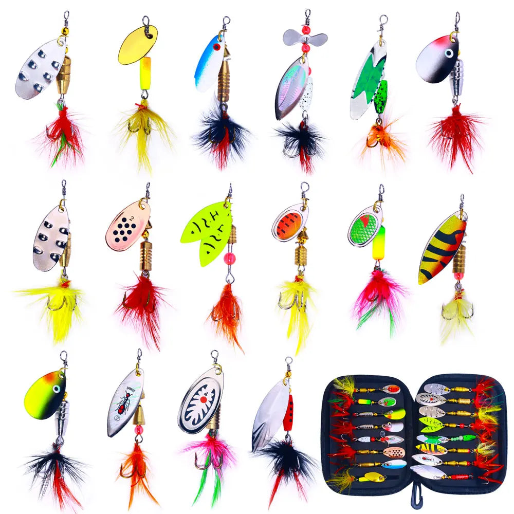 Feather Fishing Lure 16pcs