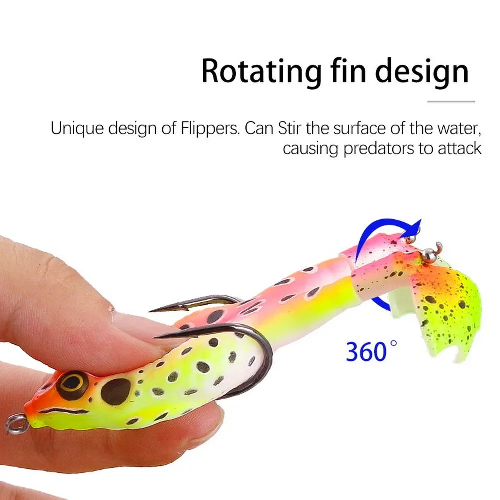 Rotating Frog Fishing Lure