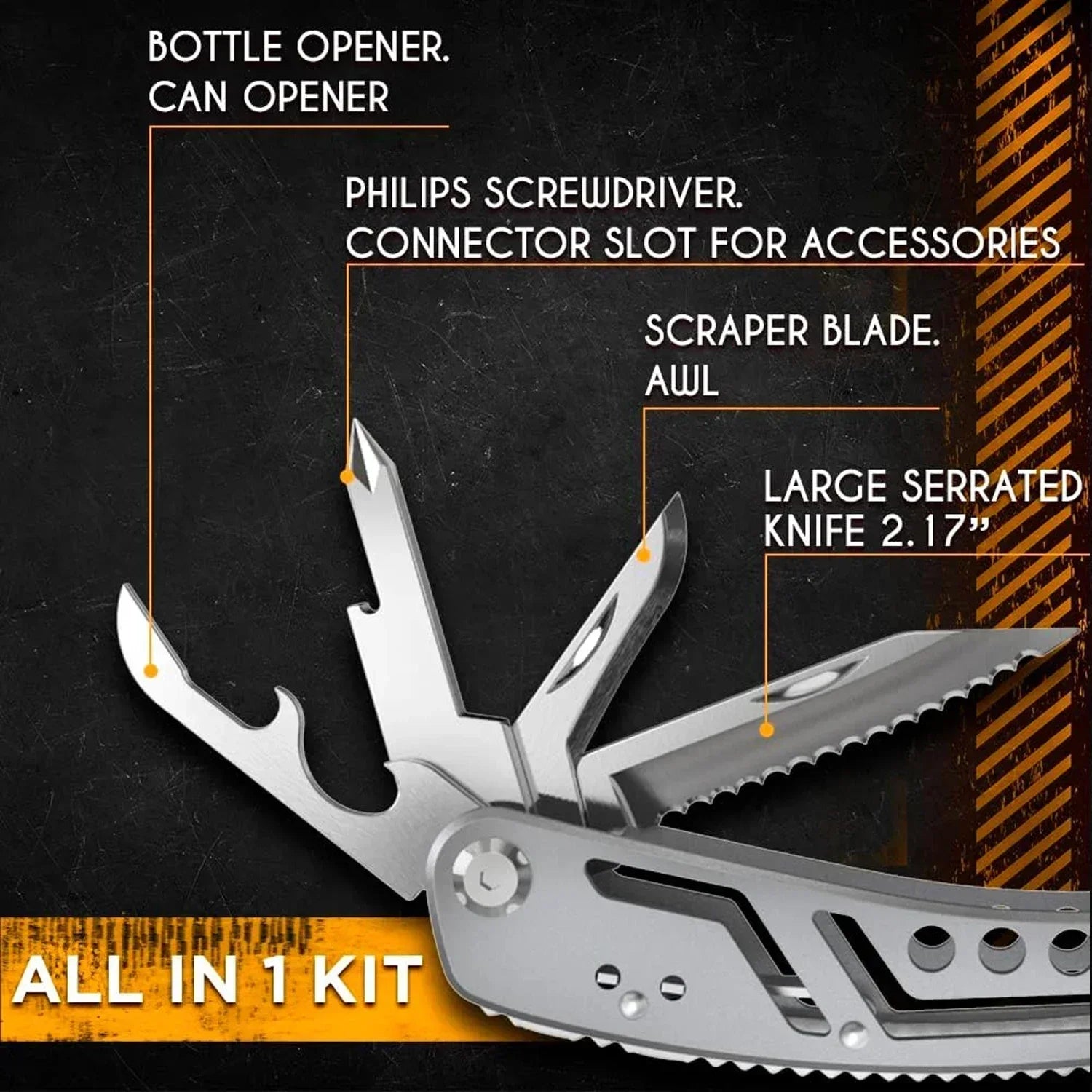 Multitool Survival Pliers
