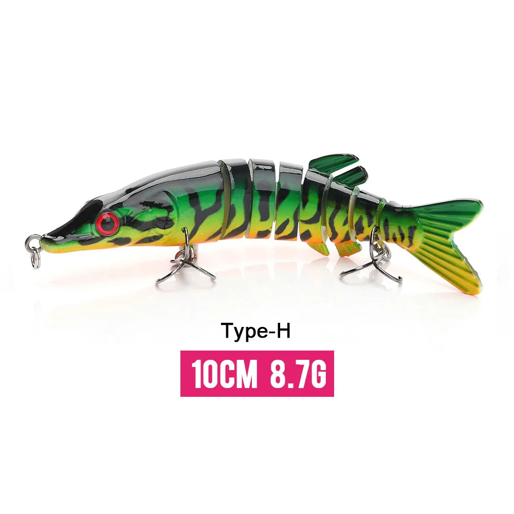 Eight-Segment Fishing Lure