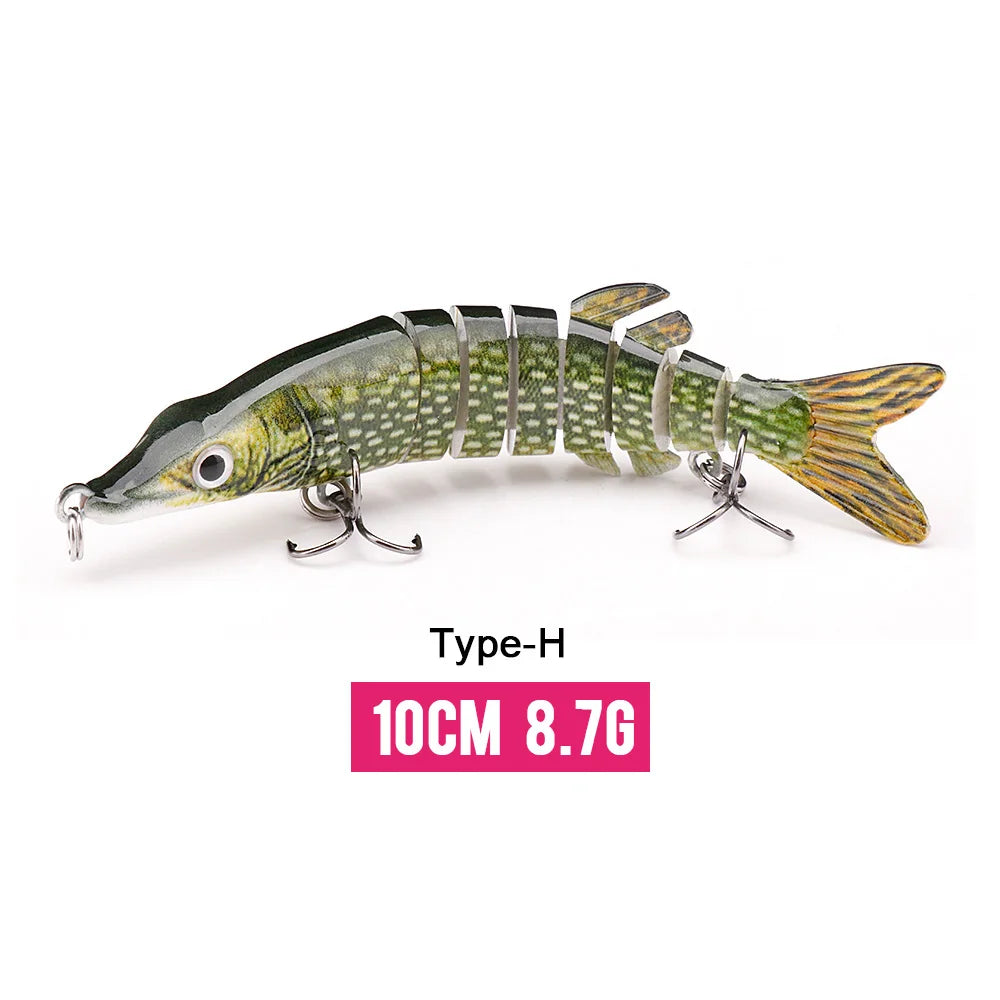 Eight-Segment Fishing Lure