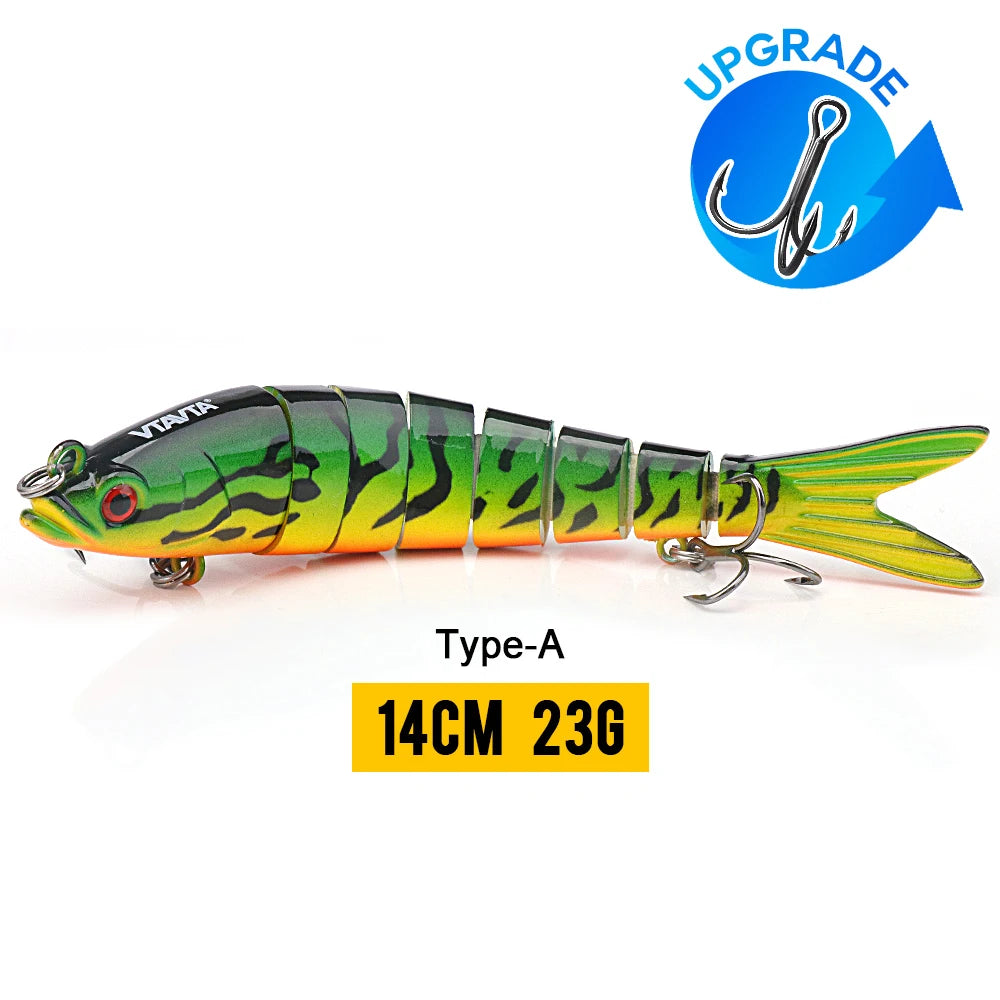 Eight-Segment Fishing Lure