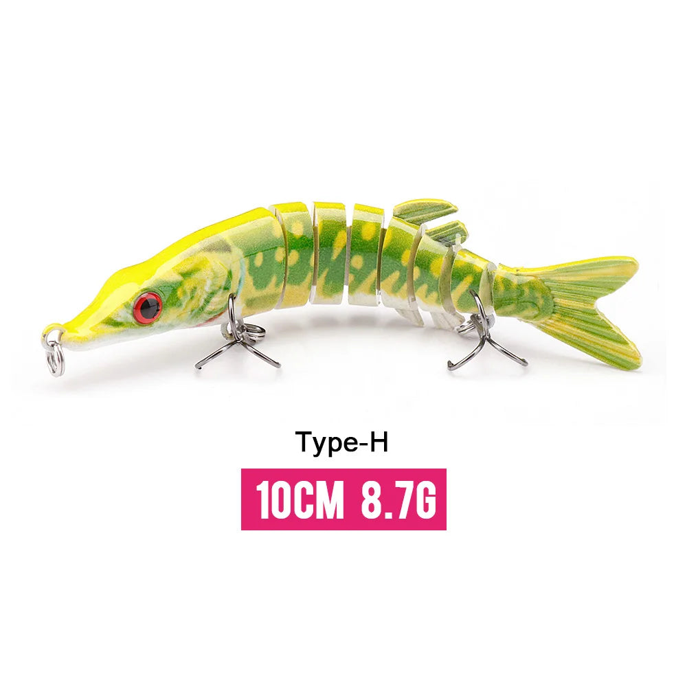 Eight-Segment Fishing Lure
