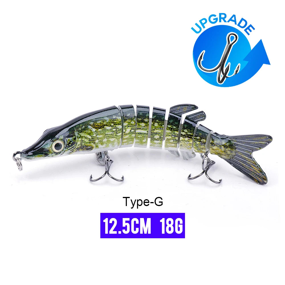 Eight-Segment Fishing Lure