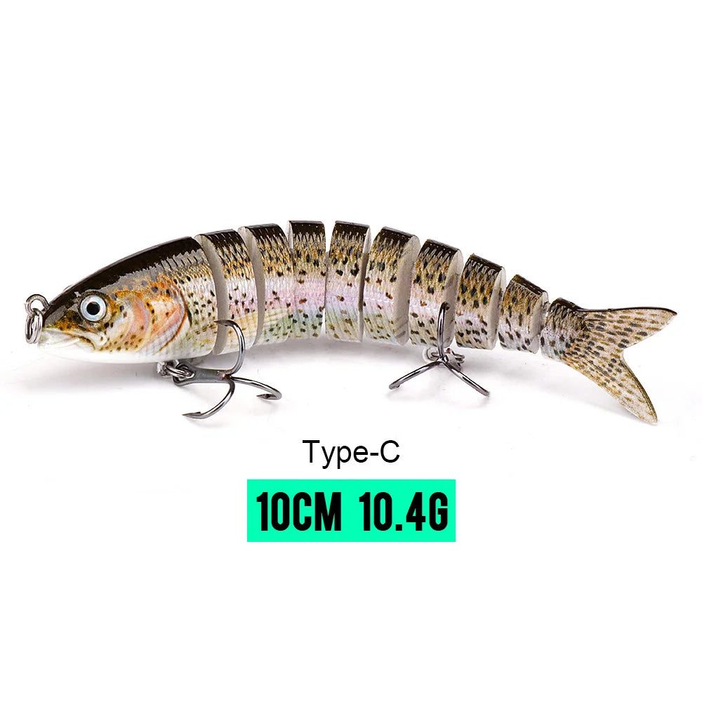 Eight-Segment Fishing Lure