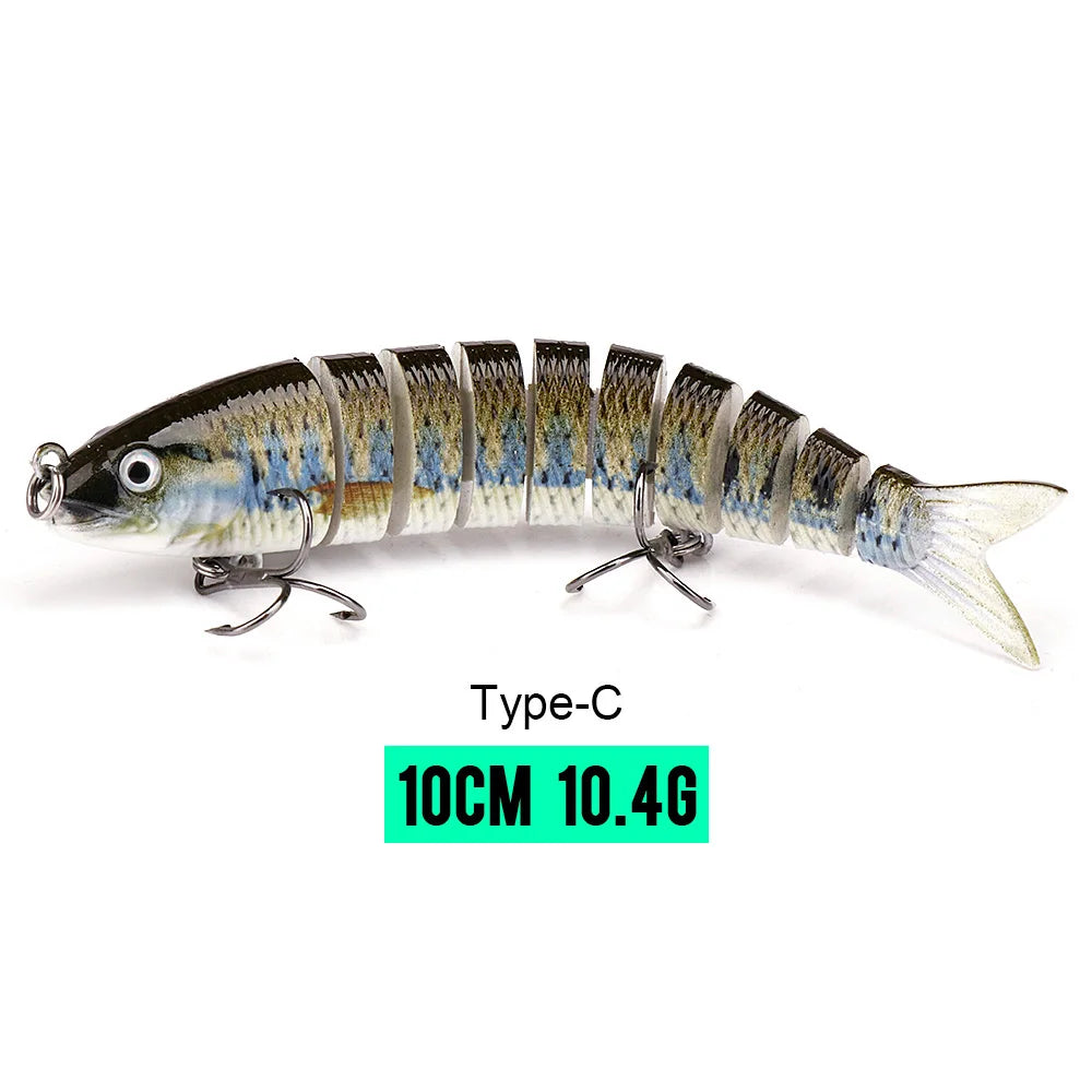 Eight-Segment Fishing Lure