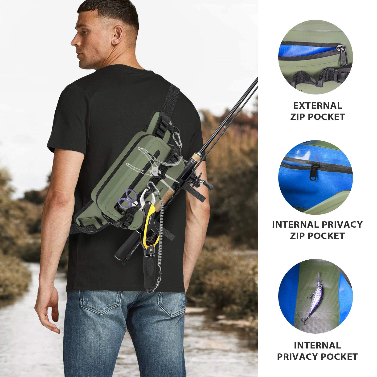 Waterproof Fishing Tackle Bag