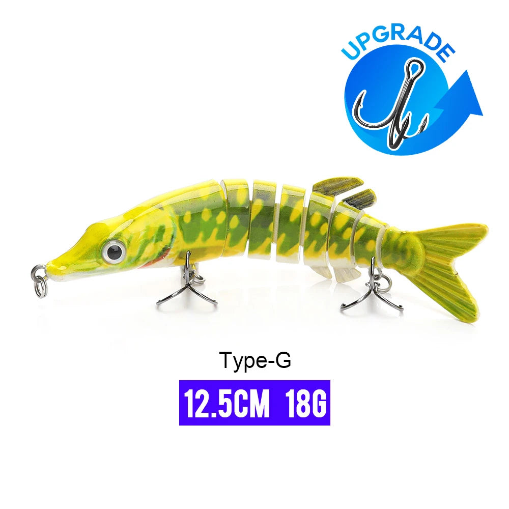 Eight-Segment Fishing Lure